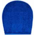 Tapis de salle de bain rialto bleu housse pour abattant wc 47 x 50 cm