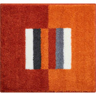 Tapis de salle de bain capricio orange 55 x 60 cm
