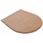 Tapis de salle de bain fantastic beige housse pour abattant wc 47 x 50 cm