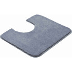 Tapis de salle de bain fantastic gris contour wc 50 x 60 cm