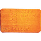Tapis de salle de bain feeling orange 60 x 100 cm