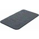 Tapis de salle de bain feeling anthracite 60 x 100 cm