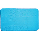 Tapis de salle de bain feeling turquoise 70 x 120 cm
