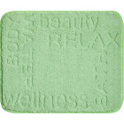 Tapis de salle de bain feeling vert 50 x 60 cm