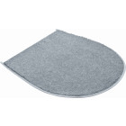 Tapis de salle de bain flash anthracitehousse pour abattant wc 47 x 50 cm