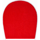 Tapis de salle de bain flash rubis housse pour abattant wc 47 x 50 cm