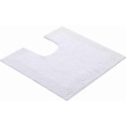 Tapis de salle de bain primo blanc contour wc 55 x 55 cm