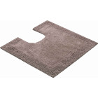 Tapis de salle de bain primo marron contour wc 55 x 55 cm