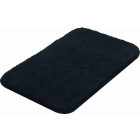 Tapis de salle de bain lex noir 50 x 80 cm