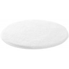 Tapis de salle de bain lex blanc rond 80 cm