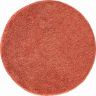 Tapis de salle de bain lex orange demi cercle 80 cm