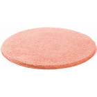 Tapis de salle de bain lex rose rond 80 cm