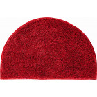 Tapis de salle de bain lex rubis demi cercle 50 x 80 cm