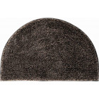 Tapis de salle de bain lex mocca demi cercle 