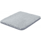 Tapis de salle de bain lex argent 50x60