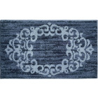 Tapis de salle de bain classique anthracite 60x100