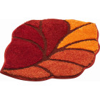 Tapis de salle de bain aosta orange 50 x 55 cm