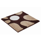 Tapis de salle de bain colani 12 beige 60 x 60 cm