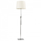 Lampadaire chromé megapolis 1 ampoule 145 cm