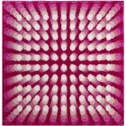 Tapis de salle de bain karim 07 rose 90 x 90 cm