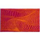 Tapis de salle de bain karim 13 orange 60 x 100 cm