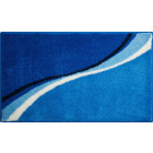 Tapis de salle de bain luca 60 x 100 cm bleu