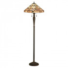 Lampadaire clematis, verre et résine