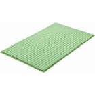 Tapis de salle de bain riffle vert 60 x 100 cm