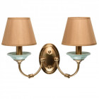 Applique murale cuivre classic 2 ampoules 22 cm