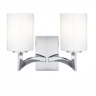 Applique gina, en chrome et verre