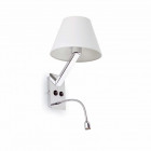 Aplique murale blanche moma 1 ampoule