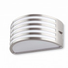 Aplique murale de jardin nickel mat fedon 1 ampoule