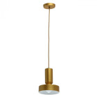 Suspension dorée megapolis 1 ampoule 146 cm