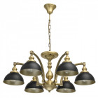 Suspension laiton neoclassic 6 ampoules 80 cm Suspension laiton neoclassic 6 ampoules 80 cm