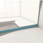Bac receveur de douche à carreler 140x90cm recoupable sur mesure + bonde horizontale -RAINY Aurlane - PACR003 Bac receveur de douche à carreler 140x90cm recoupable sur mesure + bonde horizontale -RAINY Aurlane - PACR003