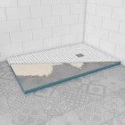 Bac receveur de douche à carreler 90x140cm recoupable sur mesure pour douche à l’italienne Aurlane - FAC053