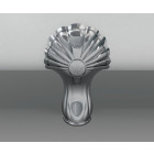 Lot de 4 pieds de baignoire l3c classiques chromés