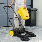 Balayeuse karcher s650 2en1 mecanique pour déchets secs et humides 3 brosses bac 16 litres surface de travail 1800m2/h
