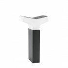Balise de jardin gris foncé tau h40 cm 1 ampoule