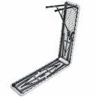Banc pliant 183x30x47cm plastique/ métal