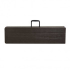 Banc pliant imitation bois marron