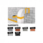 Bande d'étanchéité bitumineuse sika sikamultiseal - gris - 100mm x 3m