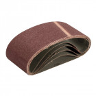 Bandes abrasives 64 x 406 mm 5 pcs - Grain 80