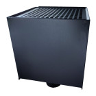 Boîte à eaux carrée 200x200 mm Ø80 mm + grille stop-feuille - Coloris au choix