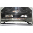 Four a gaz barbecue extérieur 4700w mobile 2 étages de cuisson pizza sur pierre et four basse température allumage piezo