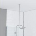 Barre de fixation plafond pour douche à l’italienne - 60cm recoupable Aurlane - FAC253