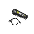 Batterie ryobi 4v usb lithium - 3,0ah - avec câble usb - rb4l30