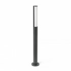 Balise de jardin gris fonce beret h90 cm
