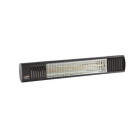 Rampe de chauffage électrique, 2kw, 61cm, noir / terrasse/ intérieur burda