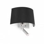 Aplique murale noire volta h29 1 ampoule